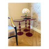 Esey Luxury Galaxy 3lü Zigon Sehpa (Bordo)