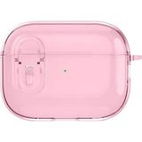 ESF Apple Airpods 4 Silikon Kılıf - Şeffaf Pembe