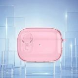 Esf Apple Airpods Pro Silikon Kılıf - Şeffaf Pembe