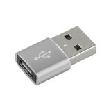 Esf USB To Type-C Dişi Çevirici Dönüştürücü Adaptör - USB 3.0 - Gümüş