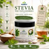 Esfabey Stevia Toz Tatlandırıcı 200 G – Şekersiz Doğal Tatlandırıcı, Vegan ve Glutensiz - 200 gr