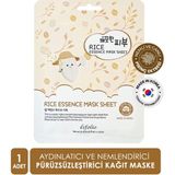 Esfolio Kore Pirinç Maskesi Aydınlatıcı Kağıt Maske 25 ml Yüksek Esanslı Cilt Bakımı