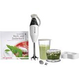 Esge Zauberstab Esge Wand M 160 G Gourmet 90610 El Blenderi, El Blenderi, 15.000 Rpm'ye Kadar 2 Seviye, Ergonomik Sap, Dayanıklı, Sağlam Motor, Aksesuarlar Dahil, 160 W, Isviçre Yapımı - Siyah