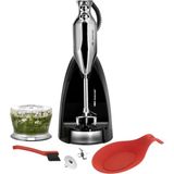 Esge Zauberstab Esge Wand M 200 Chrome 90580 El Blenderi, El Blenderi, 17.000 Rpm'ye Kadar 2 Seviye, Ergonomik Sap, Dayanıklı, Sağlam Motor, Aksesuarlar Dahil, 200 W, Isviçre Yapımı - Siyah