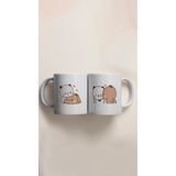 EsGift İkili Dudu&Bubu Tasarımlı Kupa Bardak