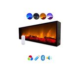 Esha Home Dekoratif Elektrikli Yapay Şömine Farklı Renk Modları, Kumandalı, Bluetooth 50x40 Cm