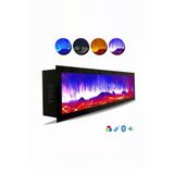 Esha Home Elektrikli Dekoratif Yapay Şömine Bluetooht Sabit Çıtırtı 120x 30x18 Cm