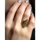 Esha Store Trend Desenli Antik Ayarlanabilir Kadın Vintage Yüzük euy1274