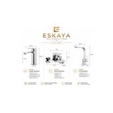 Eshome 3 Lü Lavabo Bataryası Eviye Bataryası Banyo Bataryası Set