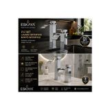Eshome Şelale Krom Lavabo Bataryası Uzun Kısa Çanak Lavabo Musluğu Modern Çift Su Girişli