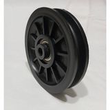 ESİ FİTNESS Fitness Istasyon Standart Makara ÇAP/105MM (10 cm ) . Sıfır Rulman Kırılmaz Makara Civata delik çapı m10 - Siyah