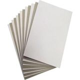 Esila Kağıtçılık Krome Karton 50X70 225 Gram 100 Lü (7,88KG) - Gri - Beyaz - standart