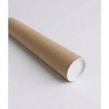 Esila Kağıtçılık Masura Kapaklı Silindir Kutu 5X25 cm | 1 Adet | Rulo Tüp | Poster Afiş | Tüm Masura Tiplerine Uygun