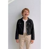 Esila Kids Erkek Çocuk Gabardin Ceket Yazlık Ince Ceket - 6 - 7 Yaş - Siyah