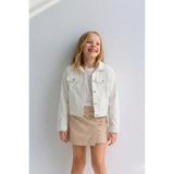 Esila Kids Erkek Çocuk Gabardin Ceket Yazlık Ince Ceket - 7 - 8 Yaş - Beyaz