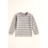 Esila Kids Kız Çocuk Body Pamuklu Çizgili Uzun Kollu 4-9 Yaş