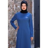 Esilanur Azra Tesettür Elbise Mavi - 40