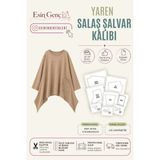 Esin'in Diktikleri Yaren Salaş Tunik Kalıbı | Standart Beden | Kağıt Baskı | Profesyonel Dikiş Kalıbı