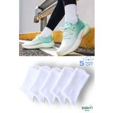 Esinti Erkek Beyaz Çorap Kadın Spor Tenis Çorabı Kaymaz Spor Çorabı Futbol Basketbol Çorap 5 Adet
