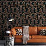 Eski Thai Kültürü Duvar Kağıdı, Kendinden Yapışkanlı Çok Amaçlı PVC Folyo, DIY Duvar Kağıdı (66x132 cm)