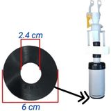Eski Tip Gömme Rezervuar Iç Takım Boşaltma Grubu Contası 6cm Boşaltma Grubu Contası