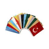 Eski Türk Devleteri Bayrakları 17 Adet 15x23cm Bayrak Seti (çift Katlı)
