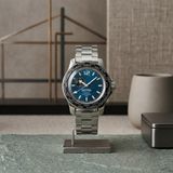 Eski Yeni Antik Vostok Amphibia 13004V Otomatik Erkek Kol Saati Gmt 32 Taş 200M Lacivert Dalgalı Kadran - Mavi