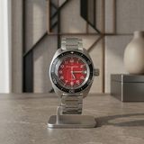 Eski Yeni Antik Vostok Komandirskie 02035A Otomatik Mekanik Erkek Kol Saati 31 Taş 200M Paslanmaz Çelik Kırmızı Kadran