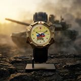 Eski Yeni Antik Vostok Komandirskie 539295 Mekanik El Kurmalı Erkek Kol Saati 17 Taş Çok Renkli Kadran - Altın