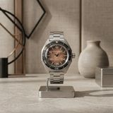 Eski Yeni Antik Vostok Komandirskie 65098G Otomatik Mekanik Erkek Kol Saati 31 Taş 200M Bej Kadran Paslanmaz Çelik