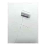 Eskişehir hobi sanat 0.4 Mm 40 Metre Polyester Tesbih ipi Optik Beyaz Renk Polyester ip