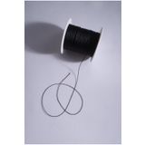 Eskişehir hobi sanat 0.6 Mm 100 Metre Polyester Tesbih İpi Siyah Renk Polyester ip