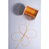 Eskişehir hobi sanat 0.6 Mm 50 Metre Polyester Tesbih ipi Kehribar Sarı Renk Polyester ip