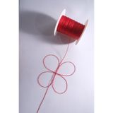 Eskişehir hobi sanat 0.6 Mm 50 Metre Polyester Tesbih ipi Kırmızı Renk Polyester ip