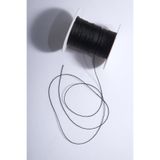 Eskişehir hobi sanat 0.6 Mm 50 Metre Polyester Tesbih İpi Siyah Renk Polyester ip