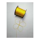 Eskişehir hobi sanat 0.8 Mm 100 Metre Tesbih ipi Sarı Renk Polyester ip