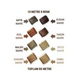 Eskişehir hobi sanat 1 Mm 10 Metre 8 Renk Mumlu ip ( TOPLAM 80 METRE ) Kolye Takı Tasarım Makrome Bileklik Saraç İpi