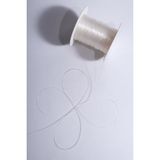 Eskişehir hobi sanat 1 Mm Şeffaf Lastik Misina 50 Metre Esnek Lastikli Bileklik Tesbih Ipi Misinası