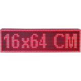 Eskişehir LED Tabela Kayan Yazı 16X64CM - Kırmızı - Çift Taraflı