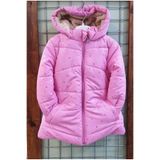ESKİŞEHİR YUMURCAK KIZ ÇOCUK YALDIZLI İÇİ KÜRKLÜ MONT Pembe 8 Yaş