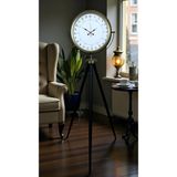 Eskitme 24 Saat Göstergeli Özel Tasarım Tripod Ayaklı Saat AS-4097E