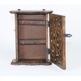 Eskitme Ahşap Anahtar Dolabı 17x6x22 cm. K016