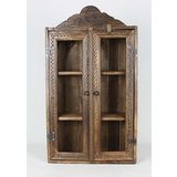 Eskitme Ahşap Ecza Dolabı 40x69x12 cm.