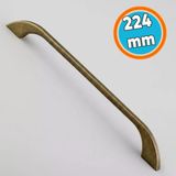 Eskitme Antik Sarı Metal Mobilya Mutfak Dolabı Dolap Kulpu Kulbu Kulpları 224 Mm - 22.4 Cm