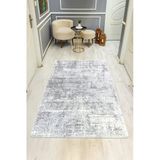 Eskitme Desenli Dijital Baskı Kaymaz Taban Halı H0071 Renkli 140 X 200