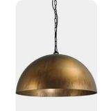 ESKİTME FIRCALANMIŞ RETRO RUSKİT METAL SARKIT VİNTAGE AVİZE ZİNCİRLİ ASKI 40 CM EN MYL002688