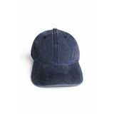 Eskitme Görünümlü Lacivert Beyzbol Şapkası, Unisex, Vintage Stil, Günlük Kullanım