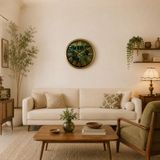 Eskitme Grand Roma Aynalı 40 x 40 Cm Duvar Saati
