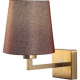 Eskitme Metal Aplik Duvar Lambası E27 18X24X30 cm Salon ve Antre Aydınlatma BEJ-4651 - Çok Renkli