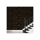 Eskiz Çiçekler Siyah Bronz MotifliDuvar Kağıdı -Isı ve Ses Yalıtımı Yırtılmaz, 600 x 240